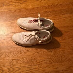 Men's White and gray golf Shoes